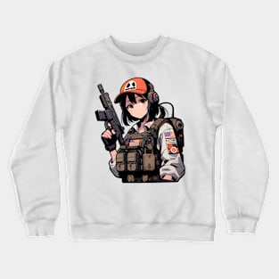 Tactical Girl Crewneck Sweatshirt